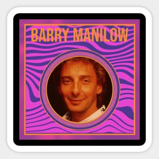 Retro Manilow Sticker